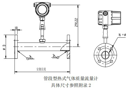 氮?dú)饬髁坑嫻艿朗浇Y(jié)構(gòu)圖