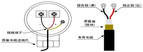 消防管道流量計(jì)探頭接線圖